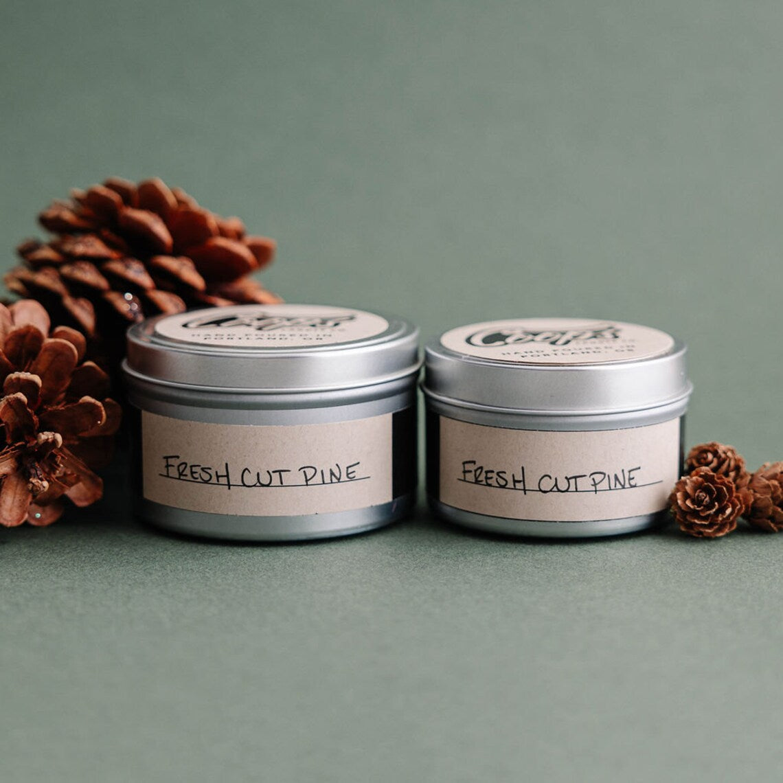 Fresh Cut Pine | Crackling Wood Wick Soy Candle