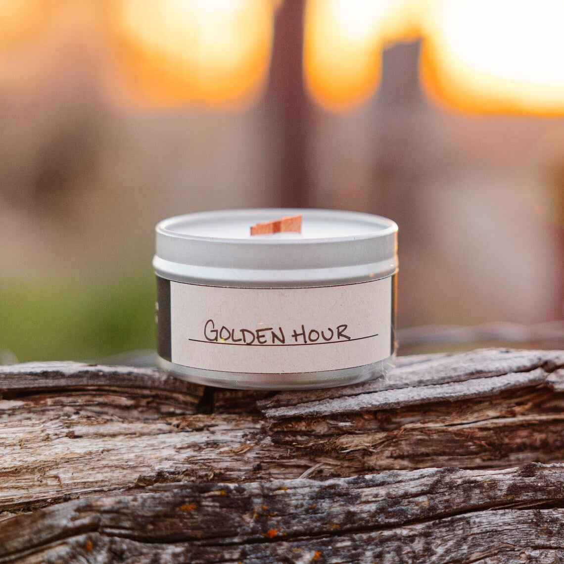 Golden Hour | Crackling Wood Wick Soy Candle