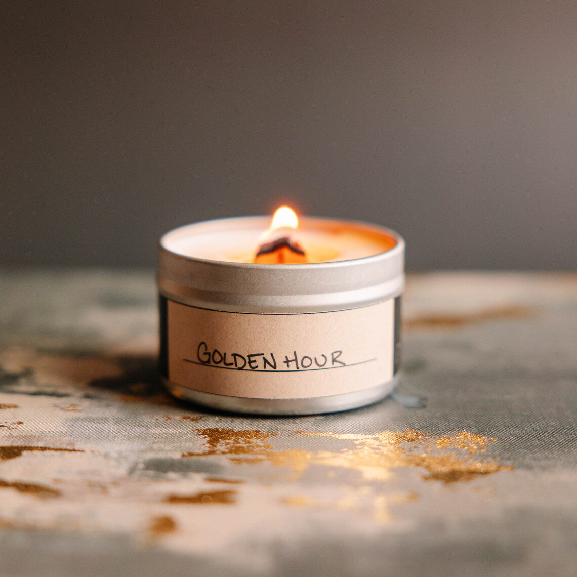 Golden Hour | Crackling Wood Wick Soy Candle
