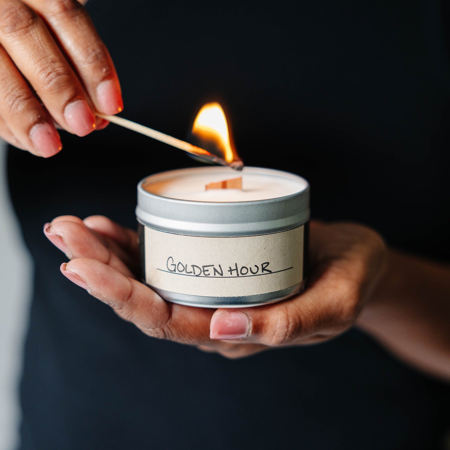 Golden Hour | Crackling Wood Wick Soy Candle